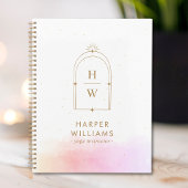 Celestial Monogram Yoga Instructeur | Blush Pink Planner