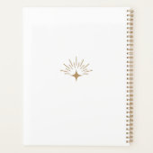 Celestial Monogram Yoga Instructeur | Blush Pink Planner (Achterkant)