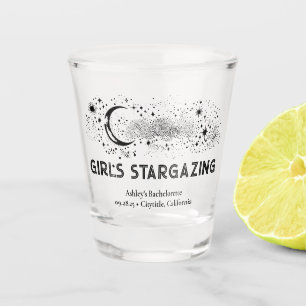 Celestial Moon and Stars Leuke vrijgezellenfeest Shot Glas