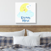 Celestial Moon and Stars Motivation Canvas Afdruk (Insitu (Slaapkamer))