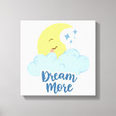 Celestial Moon and Stars Motivation Canvas Afdruk (Voorkant)