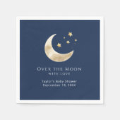 Celestial Moon and Stars Over the Moon Paper Servet (Voorkant)