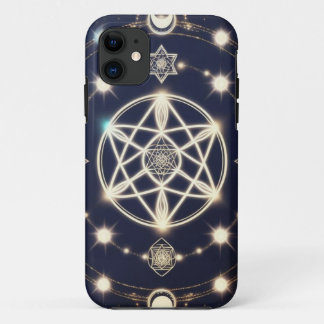 Celestial Moon Cycle Mandala – Sacred Geometry Case-Mate iPhone Case