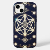 Celestial Moon Cycle Mandala – Sacred Geometry Case-Mate iPhone Case (Achterkant)