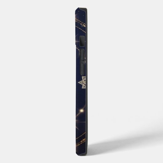 Celestial Moon Cycle Mandala – Sacred Geometry Case-Mate iPhone Case (Achterkant / Links)