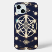 Celestial Moon Cycle Mandala – Sacred Geometry Case-Mate iPhone Case (Achterkant)