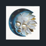 Celestial Moon en Mask Servet<br><div class="desc">Hemelse Maan en Masker Kleine details maken een groot verschil... kaarslicht, sfeerverlichting, heerlijke geuren wafelen uit de keuken. Een gepersonaliseerd servet kan in dit rijtje niet ontbreken. Probeer je eens een wereld zonder servetten voor te stellen... Angstaanjagend! Probeer je nu een wereld voor te stellen zonder deze prachtig ontworpen, persoonlijke...</div>