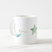 Celestial Moon en Star Summer Mok (Voorkant links)