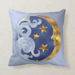Celestial Moon en Stars Kussen