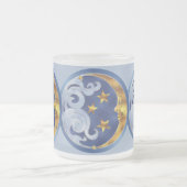 Celestial Moon en Stars Matglas Koffiemok (Center)