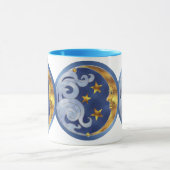 Celestial Moon en Stars Mok (Midden)