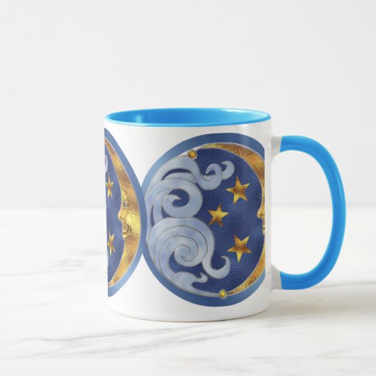 Celestial Moon en Stars Mok (Rechts)