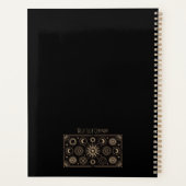 Celestial Moon en Stars Planner (Achterkant)