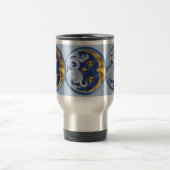 Celestial Moon en Stars Reisbeker (Center)