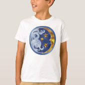Celestial Moon en Stars T-shirt (Voorkant)