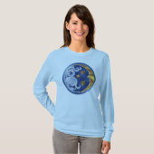 Celestial Moon en Stars T-shirt (Voorkant volledig)