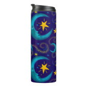 Celestial Moon en Stars Thermosbeker (Geroteerd rechts)