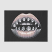 Celestial Moon Fasen Lips Decoupage Tissuepapier (Voorkant)