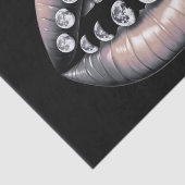 Celestial Moon Fasen Lips Decoupage Tissuepapier (Detail)