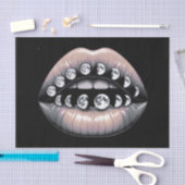 Celestial Moon Fasen Lips Decoupage Tissuepapier (Craft)