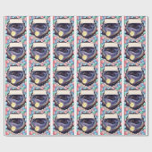 Celestial Moon Gift Wrapping Paper Cadeaupapier (Vlak)