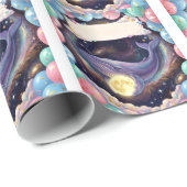 Celestial Moon Gift Wrapping Paper  Cadeaupapier (Rol Hoek)
