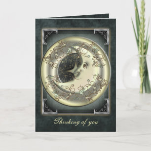 Celestial Moon Greetings and Note Cards Kaart