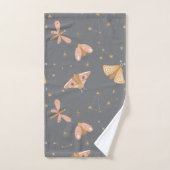 Celestial Moon Moth Pattern Bad Handdoek (Handdoek)