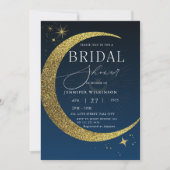 Celestial Moon Mystical Sterrennacht Vrijgezellenf Kaart (Voorkant)