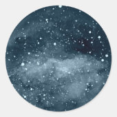 Celestial Moon | Night Sky Envelope Seal Sticker (Voorkant)