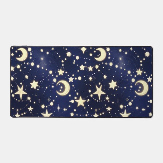 Celestial Moon Phase Astrology – Velvet Navy Bureaumat (Voorkant)