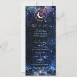 Celestial Moon Phase bruiloft programma