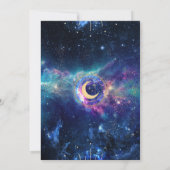 Celestial Moon Phase bruiloft uitnodigingen (Achterkant)