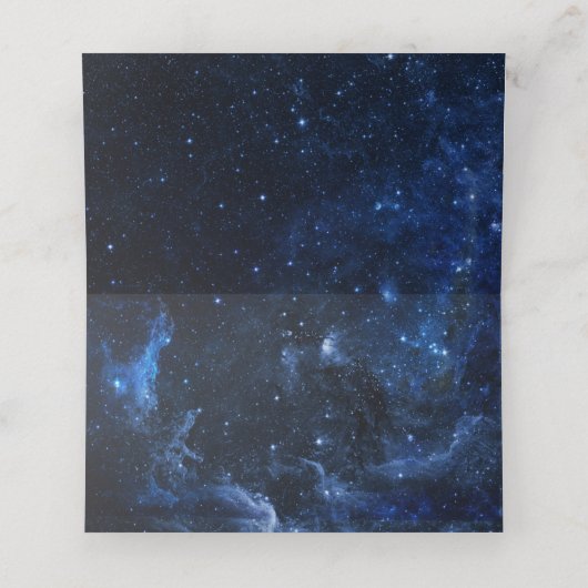 Celestial Moon Phase Galaxy Plaatskaart Plaatskaartje (Binnenkant ongevouwen)