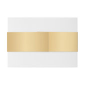 Celestial Moon Phase Golden Belly Band Uitnodigingen Wikkel (Achterkant Voorbeeld)