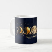 Celestial Moon Phase Mother's Day Mug Koffiemok (Voorkant links)