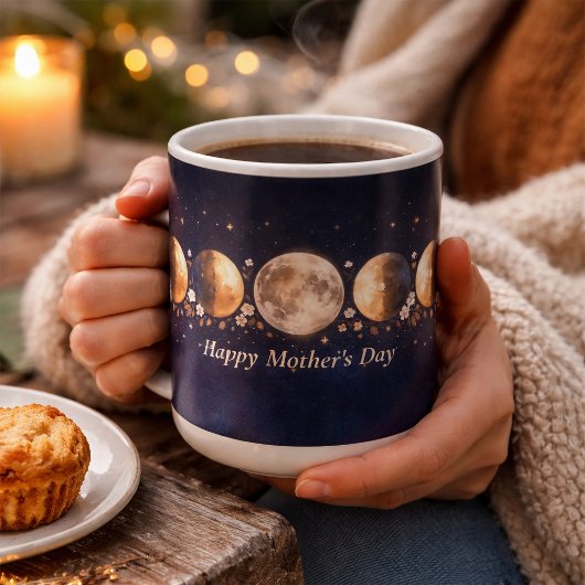 Celestial Moon Phase Mother's Day Mug Koffiemok