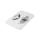 Celestial Moon Phases Cat Badmat (Gekanteld)