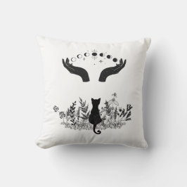 Celestial Moon Phases Cat Kussen