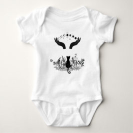 Celestial Moon Phases Cat Romper