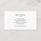 Celestial Moon Phases Energy Healer Visitekaartje (Achterkant)