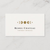 Celestial Moon Phases Energy Healer Visitekaartje (Voorkant)