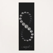 Celestial Moon Phases | Gepersonaliseerde naam Yogamat (Voorkant)
