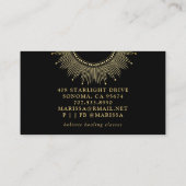 Celestial Moon Phases Holistic Health Visitekaartje (Achterkant)