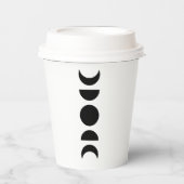 Celestial Moon Phases Papieren Bekers (Voorkant)