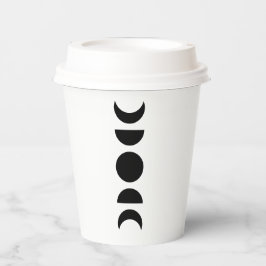 Celestial Moon Phases Papieren Bekers