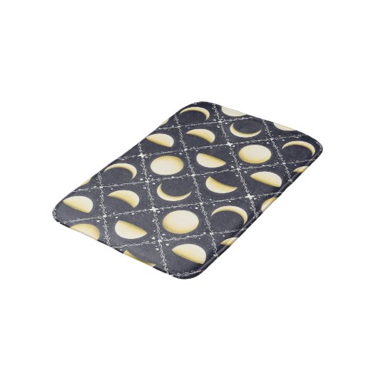 Celestial Moon Phases Pattern Badmat (Gekanteld)