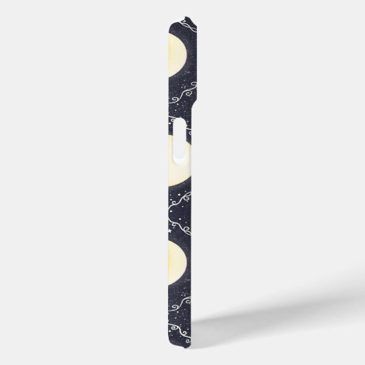 Celestial Moon Phases Pattern Case-Mate iPhone Case (Achterkant / Rechts)