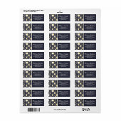 Celestial Moon Phases Pattern Etiket (Full Sheet)