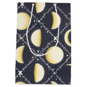 Celestial Moon Phases Pattern Medium Cadeauzakje (Achterkant)
